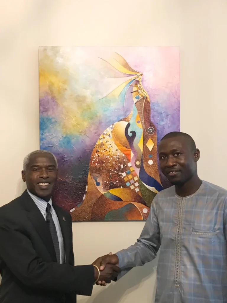 Son Excellence Tulinabo S. Mushingi, ambassadeur des USA à Dakar.